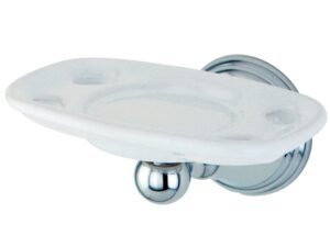 Kingston Brass BA2976C Governor Toothbrush and Tumbler Holder, Polished Chrome