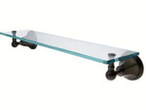 Kingston Brass BA4819ORB Metropolitan Glass Shelf, Oil Rubbed Bronze