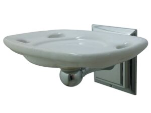 Kingston Brass BA6016C Millennium Toothbrush and Tumbler Holder, Polished Chrome