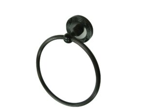 Kingston Brass BA9314ORB Georgian 6 Towel Ring, Oil Rubbed Bronze