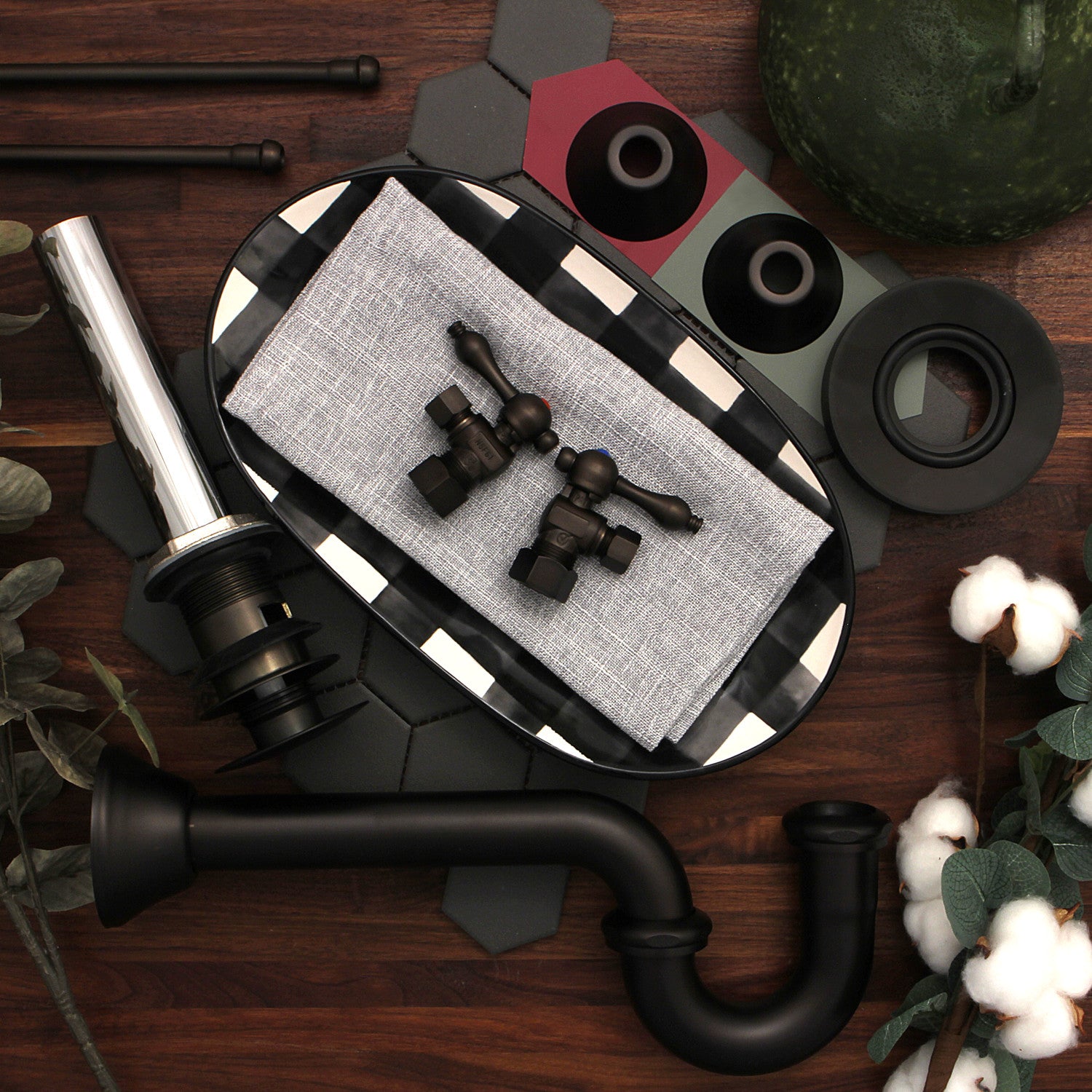 Kingston Brass EV6005 Push Pop-Up Drain with Overflow Hole, 22 Gauge, Oil Rubbed Bronze - Image 3