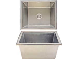SK527 - 22 1/8 x 27 3/16 x 9 1/16 deep Lago Sink